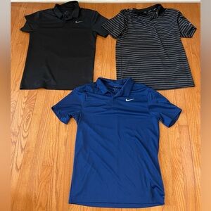3 Men’s Nike Dryfit Polos - Small